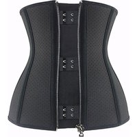 Latex Waist Cincher Zip Clip