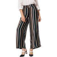 OEM Breathable Women Wide Leg Striped Pants Loose Ladies Pants