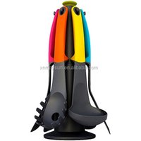 7 Piece Nylon Kitchen Utensil Set Stand