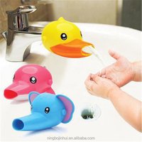 1pcs Cartoon Faucet Extender For Kid Children Kid Hand Washing In Bathroom Sink Elephant Dolphin Duck Bathroom Accessories Hot