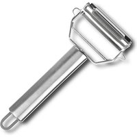 Amazon hot seller Ultra sharp Stainless steel dual julienne rotating potato fruit and vegetable peeler