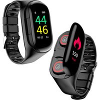 2019 New Arrival tws Earphone Wireless bt Headphone Headset Earbuds Black Smart Wristwatch Wristband Bracelet