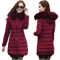 Oversize Hooded Winter Puffer Jacket Fur