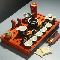 Yixing Tea Set 22 Piece Collection Large Bamboo Tray