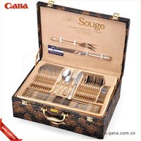 High grade Restaurant 86pcs stainless steel flatware set for 12 Person