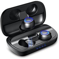 CE ROHS FCC Approved IPX7 Waterproof Wireless Earphone TYPE-C Port Bluetooth V5.0 Earbuds With Wireless Charging