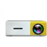 Newest Mini YG300 Lcd Projector 400 - 600 Lumens 320 X 240 Pixels 3.5Mm Audio/HD/Usb/Sd Inputs Media