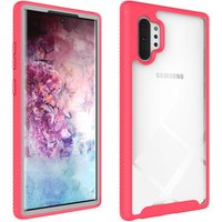 Hard Acrylic Back Soft TPU Bupmer Mobile Phone Case for Samsung Note 10 Plus Armor Case