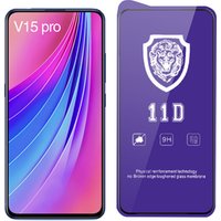 Factory Sale 9H Hardness High Definition Silk Tempered Glass Custom Printing Screen Protector for Vivo V15 pro