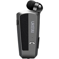 Fineblue uk100 Wireless Bluetooth earphones neck clip on telescopic type business Sport stereo head phones Vibration Wear newest