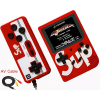 Free Shipping Sup Game Box Retro Classic Mini Game Two-player Machine SUP Handheld Game Console 400 In 1