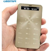 Janus One 1.68 inch Pocket Power Bank Mobile Phone Credit Card Size Super Mini Card Phone