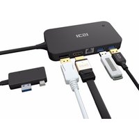 Surface Dock Hub with HD DP Ethernet Lan port USB 2.0/3.0 Port Docking Station for Microsoft Surface Pro 5 6