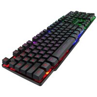 Wholesale USB Mechanical Computer Gaming Keyboards with Colorful Blacklight