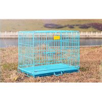 Pet folding wire cat and dog cage, pet dog cage