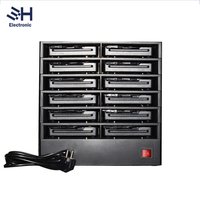 CE FCC RoHS 4000mAh 12pcs Sub-machine 5V 2.1A Universal Mobile Phone Floor Based Charging Station for Public