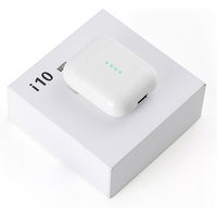 2019 new upgrade i10s tws wireless earphones in earbuds i 10 original realtek v5.0 type-c headphones stereo mic i10s-tws black