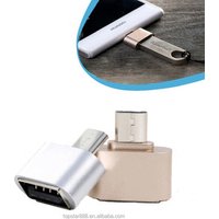 Wholesale Mini Micro USB OTG Hug Converter Camera Tablet OTG Adapter for Samsung Sony LG Universal Android OTG cable Reader