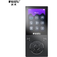 Original RUIZU D11 Bluetooth MP3 Player Music Player 8GB Metal Music Player with Built-in Speaker FM Radio Support TF Card