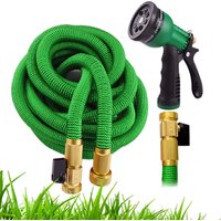 Amazon Garden Suppliers 50FT 75FT 100FT Expandable Flexible Garden Water Hose Brass fittings hose garden