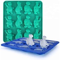 Animal Shaped Mini Silicone Ice Cube Tray
