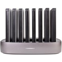 Customized logo portable phone charging station , powerbank phone docking station