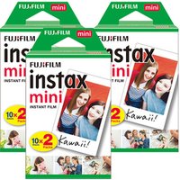 Credit-Card Size fujifilm instax film mini film white frame twin pack instant film