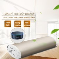 Alexa voice Control Curtain Motor for Smart Home,Slide electric curtain with Andriod/IOS on smartlife APP