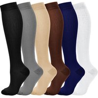 Wholesale Custom China Running Athletic Knee High Solid Compression Socks for Women and Men