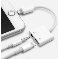 ZMD the best 2in1 for lightning 8 pin to 3.5mm headphone audio jack adapter and charge splitter for iphone 7 8 X