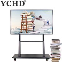 HD LED monitors High Quality Lcd Interactive Touch Screen Smart Board Tv large displays with multi touch