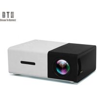 2018 Shenzhen original factory LED mini projector YG300 Portable HD 1080 drop projector