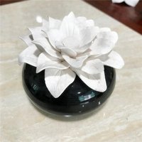 Ceramic Flower Aroma Diffuser Bottle Home