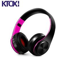 Best quality LED Headphone Foldable headset 3 In 1 Blue tooth Headset With wireless Blue tooth/Fm/Tf Card/micphone earphone