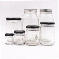 Glass Food Storage Jars Lids – Various Sizes