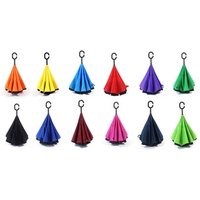 2019 Hot Sale Logo Printed Promotional Custom Inverted Inside Out Reverse Umbrella