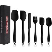 Heat Resistant Silicone Spatula Set – 6 Pieces
