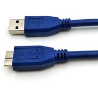 0.5m 1m 2m 3m 5m USB 3.0 Type A Male to Micro B Male Extension Cable Cord Adapter Super Speed Data Transfer Rate Dec24