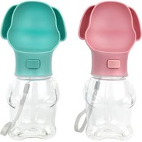 Fashion antibacterial pet dog water drinking bottle , leak proof pet travel water bottle with ABS food grade