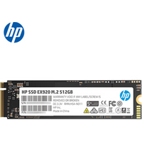 Original New HP 512GB EX920 M.2 NVMe 1.3 PCIe Gen3 8Gb/s x 4 SSD 3D TLC NAND Flash 3200MB/s 1600MB/S 5yr Wty