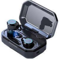 Mothca x6 waterproof sports mini wireless stereo earbuds bluetooth 5.0 tws earphone with power bank