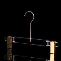 Clear Acrylic Hangers Trousers Skirts & Dresses Clips