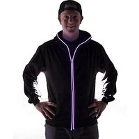 Electric Styles Light Up EL Wire Hoodie