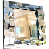 Luxury Square Long Wall Decorative Venetian Mirror