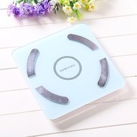 LED outdoor Display Wireless Electronic Bluetooth Digital Body Fat usb rechargeable Bathroom body fat smart analyzer Scales