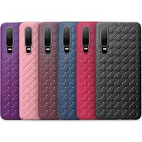 New For Huawei P30 Case,Weave Texture TPU Protective Smartphone Back Cover Case For Huawei P30 Pro
