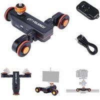 YELANGU L4X Motorized Camera Slider Electric Dolly Car Motorized Autodolly For DSLR Camera Smartphone