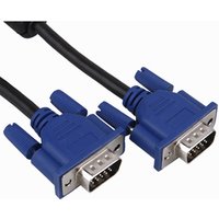 Guangzhou supplier custom vga cable 3+4 blue 15 20 50 meters male to male vga cable for PC Laptop TV projector