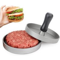 Hamburger Press Aluminum Burger Press, Heavy Duty Non-Stick Hamburger Patty Maker, Perfect Hamburger Mold Ideal for BBQ Grill