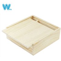 Wedding Wood USB Flash Drive customized wooden photo box for wedding wooden wedding photo album